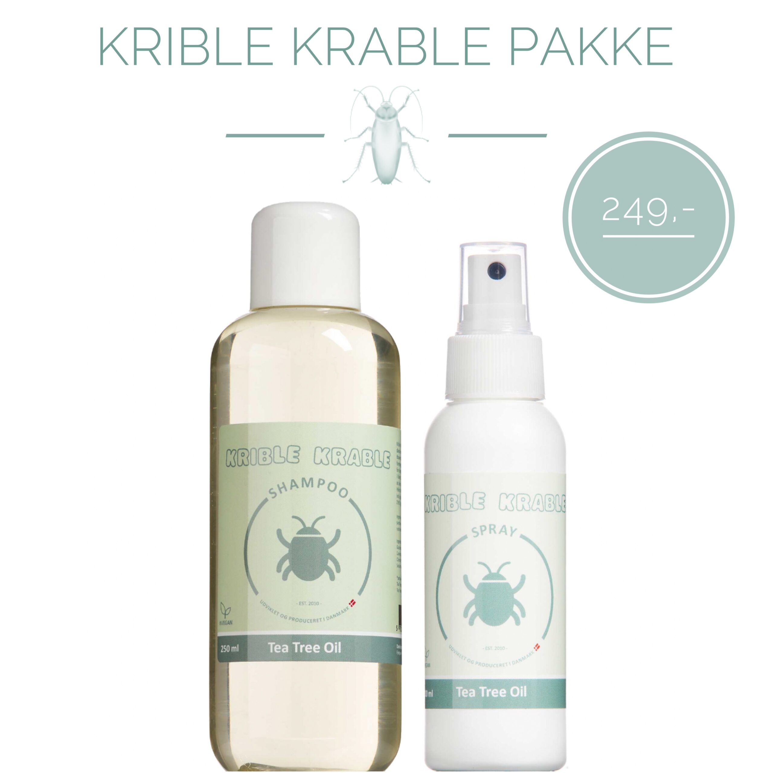 Billede af Dansk Produceret Krible Krable Shampoo & Krible Krable Spray